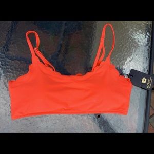Brand new: Neon orange bikini set.
